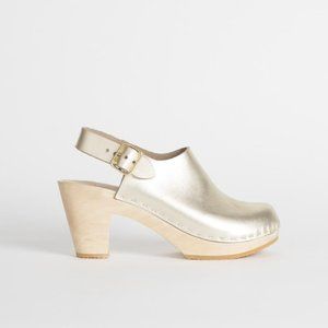 ROSE GOLD SUZIE CLOSED TOE BRYR CLOG BRAND NEW 39